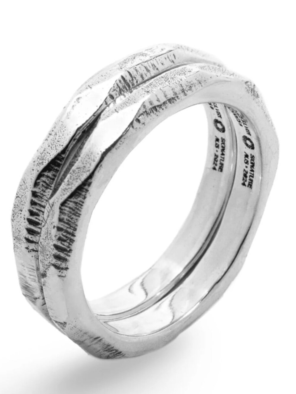 LIKE NEW. MERCHANTS OF THE SUN Ring Unisex Mr Modest (Pair)